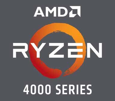 AMD Ryzenのロゴ（Ryzen 4000シリーズ）