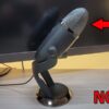 USB接続マイク「Yeti X」の間違った音の録り方（本体の斜め上から録る）