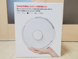 SwitchBot K10+の製品箱（表）