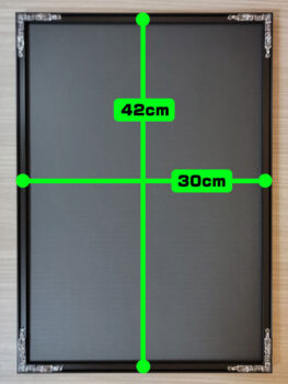 APJ フィットフレーム（A3サイズ）のサイズ