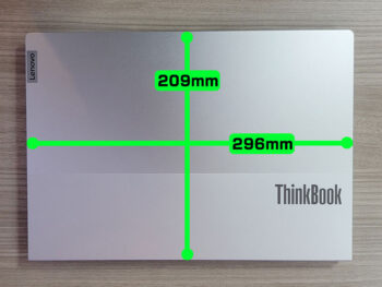 ThinkBook 13x Gen2 サイズ