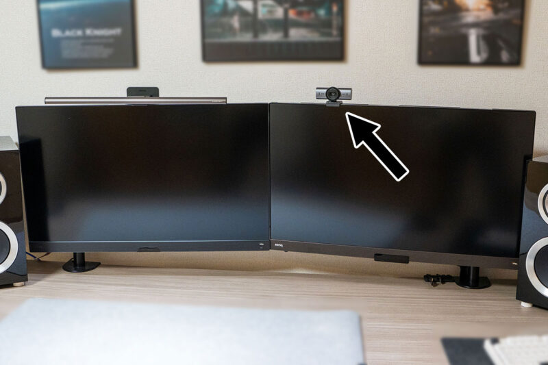 「ロジクール BRIO 700（C1100）」 液晶モニター 取り付け